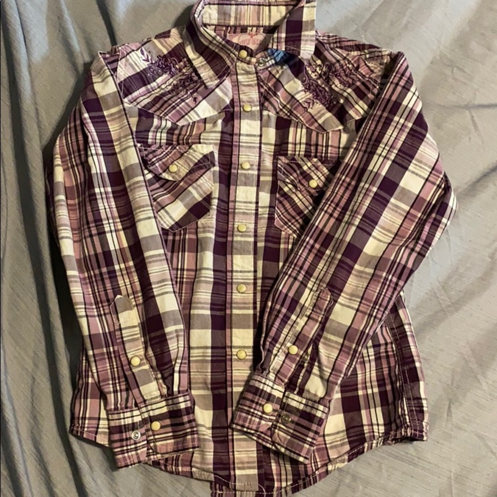 Purple cowgirl shirt